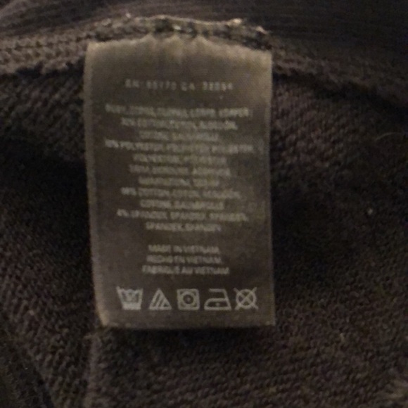 Anthropologie Saturday Sunday Black Convertible Hood Open Front Jacket Cardigan - Picture 8 of 9